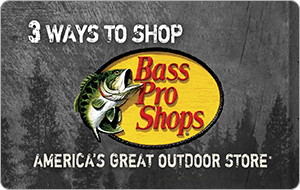 Bass Pro Shops sell online gift cards instantly